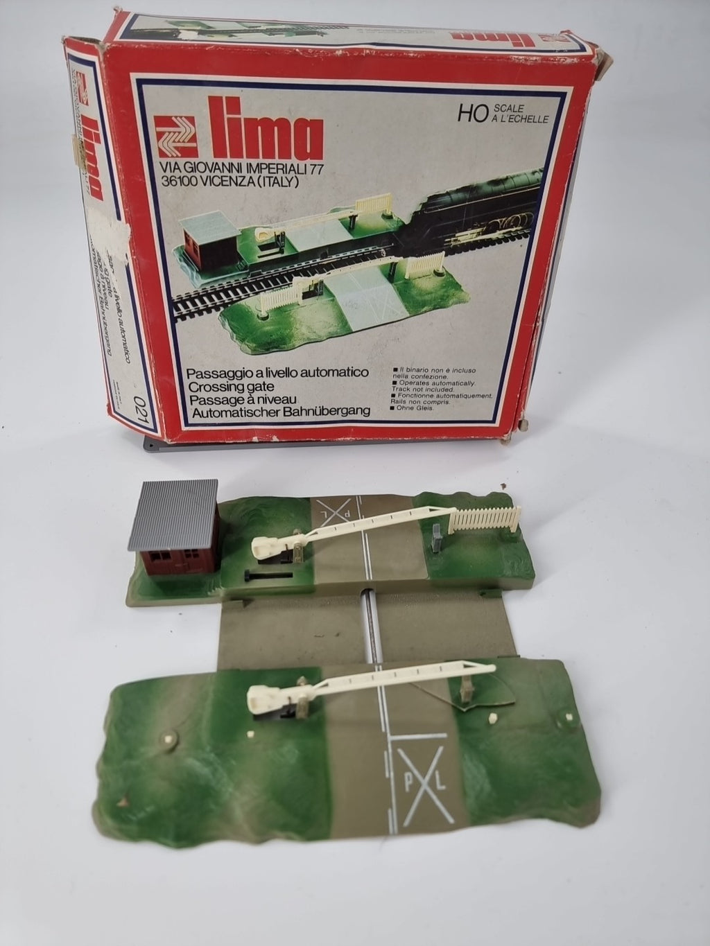 Lima H0 60 0021 Automatischer Bahnübergang OVP 