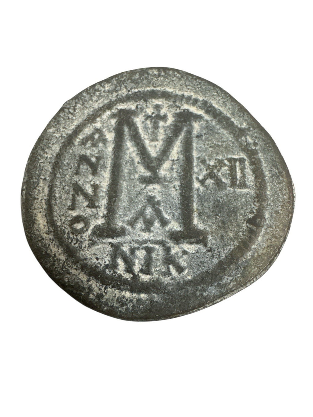 Byzanz / Byzantine 40 Nummi Kursmünze Justinian I 546-551 p220 ss-vzgl.