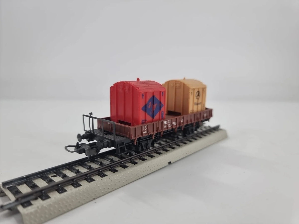 Lima H0 Niederbordwagen "FS Italia" mit Ladung 660 513