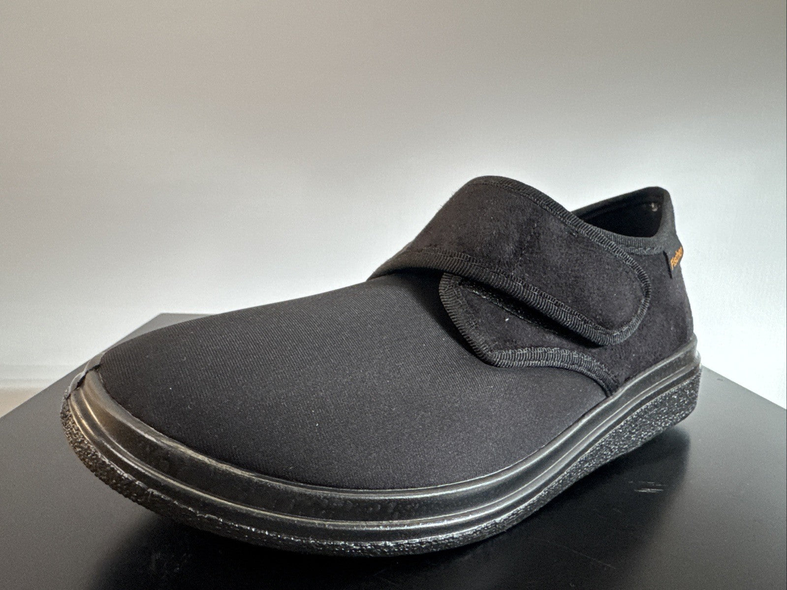 Fischer Markenschuh Herren Pantoffel Gr. 39 Halbschuh Schwarz