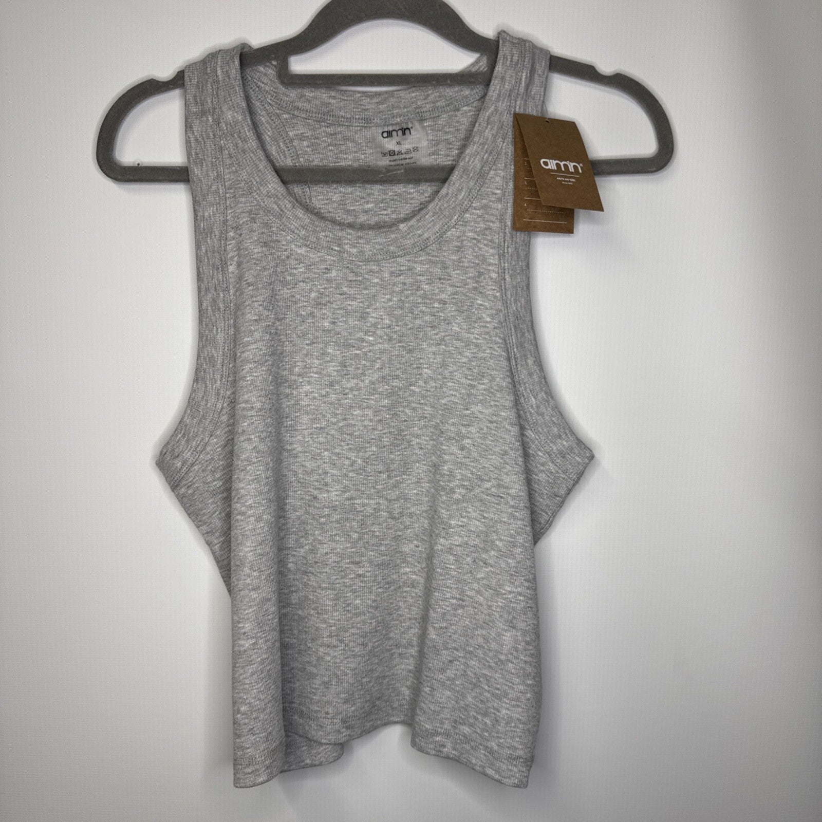 Aim‘n Top Damen Bauchfrei Gr. XL Ribbed Tank Top