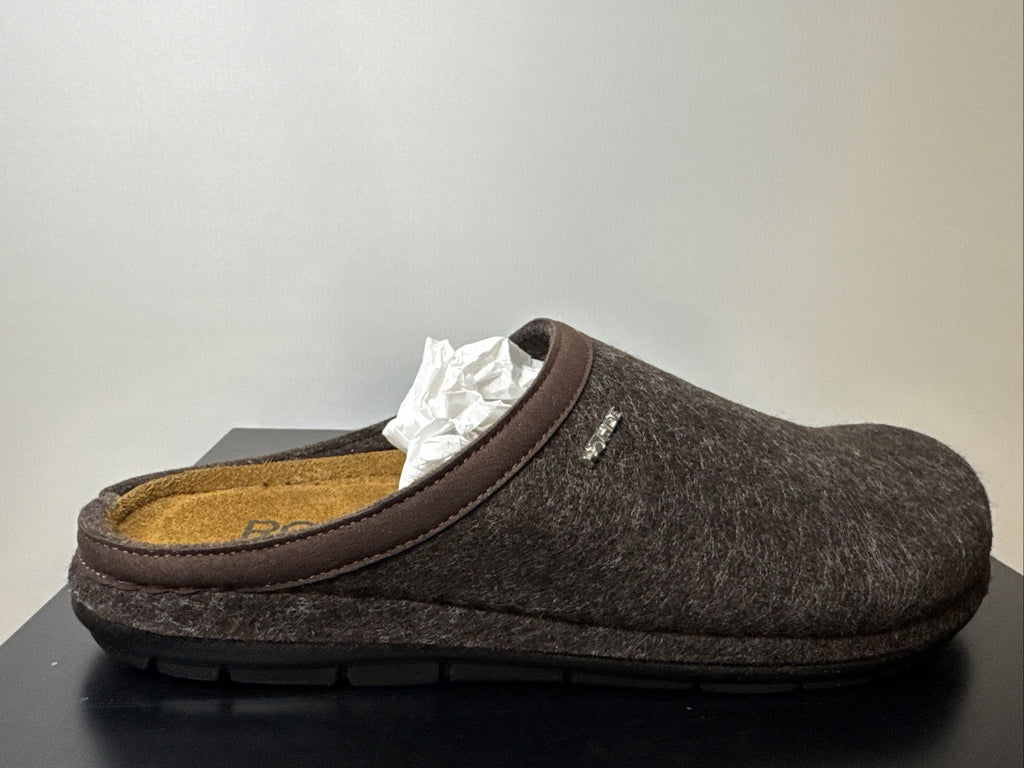 Rohde Herren Filz Pantolette Gr. 45 Mocca Pantoffel 6740