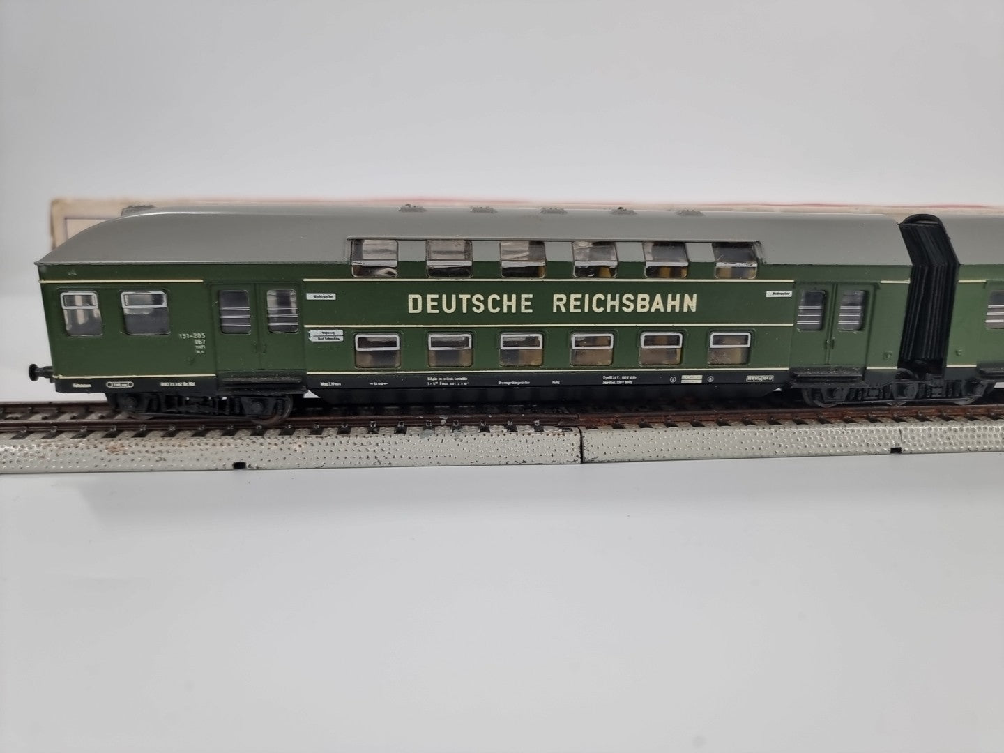 Schicht VEB H0 5452531/426/46 Doppelstockzug Mittelteil 2Tlg OVP
