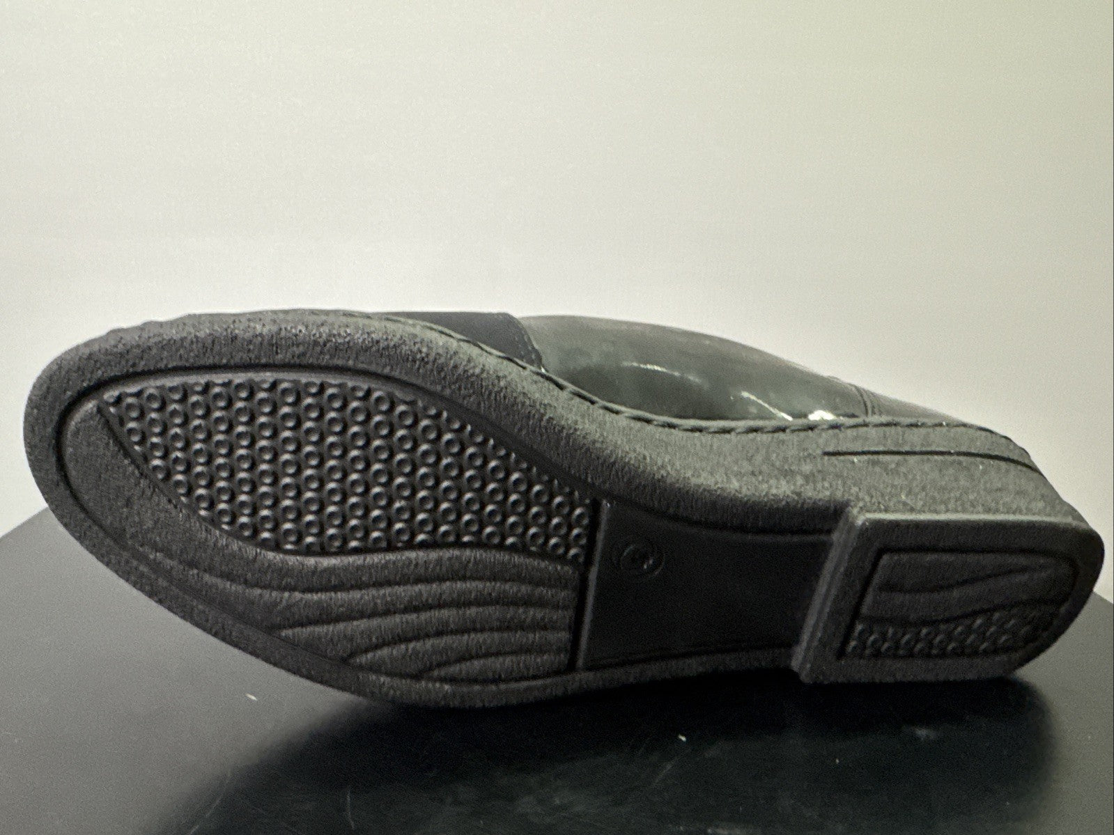 Jana Slipper Gr. 4 Damen Slip On Leder Schwarz