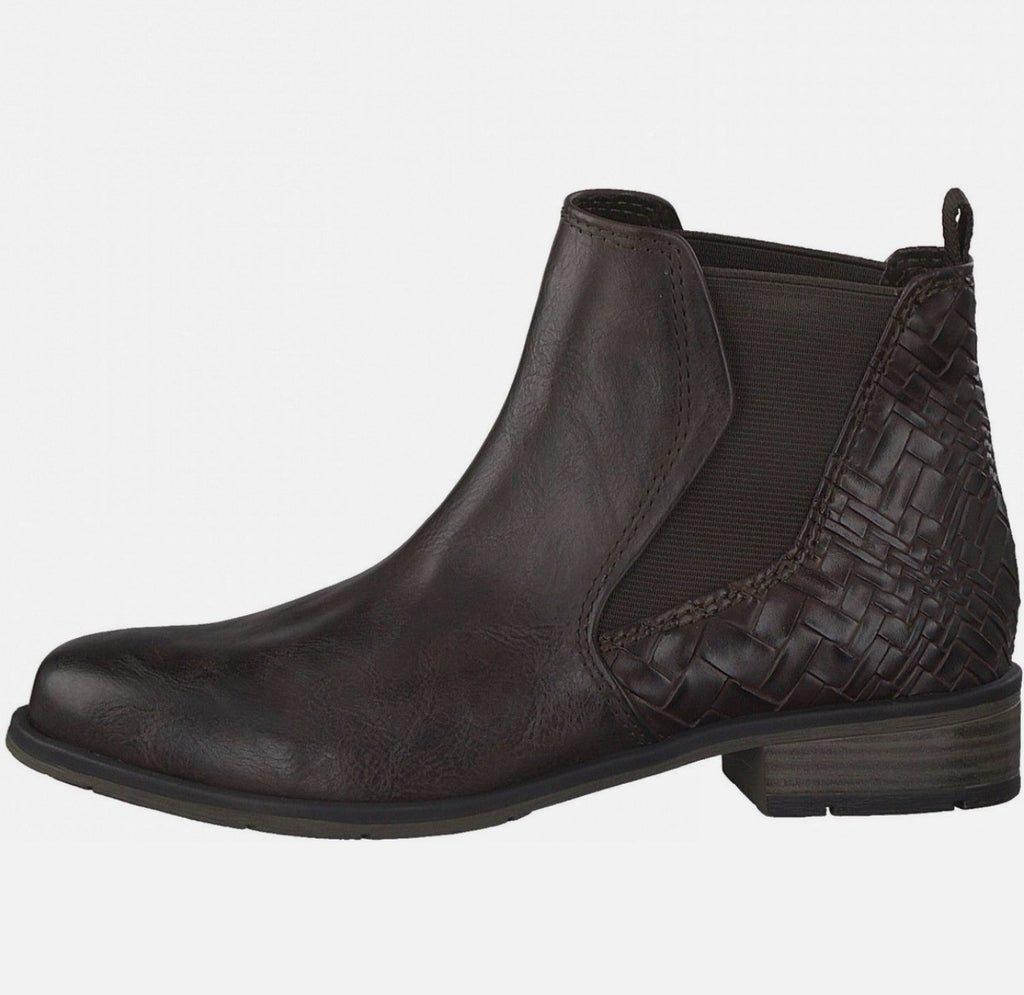 Marco Tozzi Stiefelette Gr. 39 Chelsea Boots Stiefel Damen Café