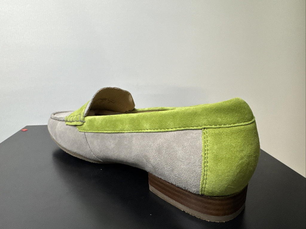 Sioux Corbina Slipper Gr. 7 Grau Damenschuhe Leder