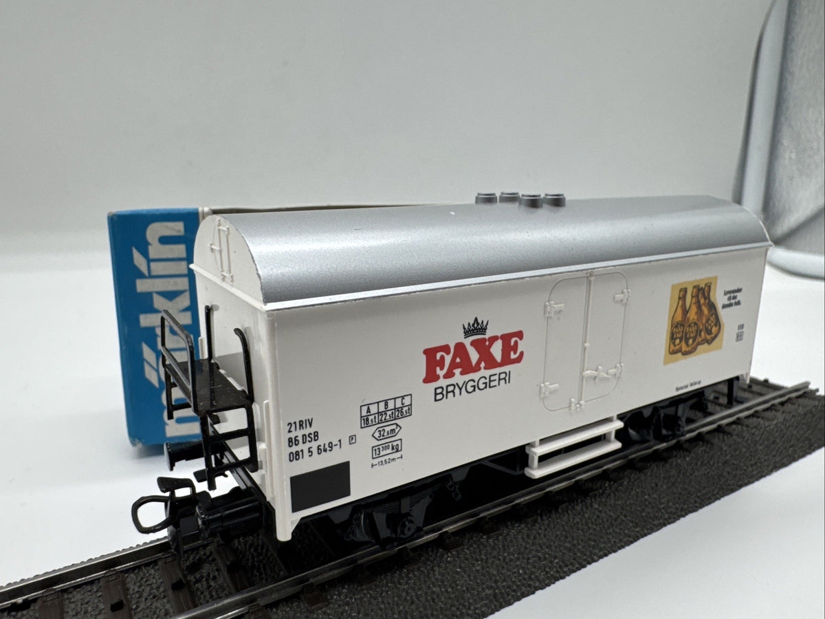 Märklin H0 4565 Bierwagen "Faxe Bryggeri" - in OVP # 9821 #42