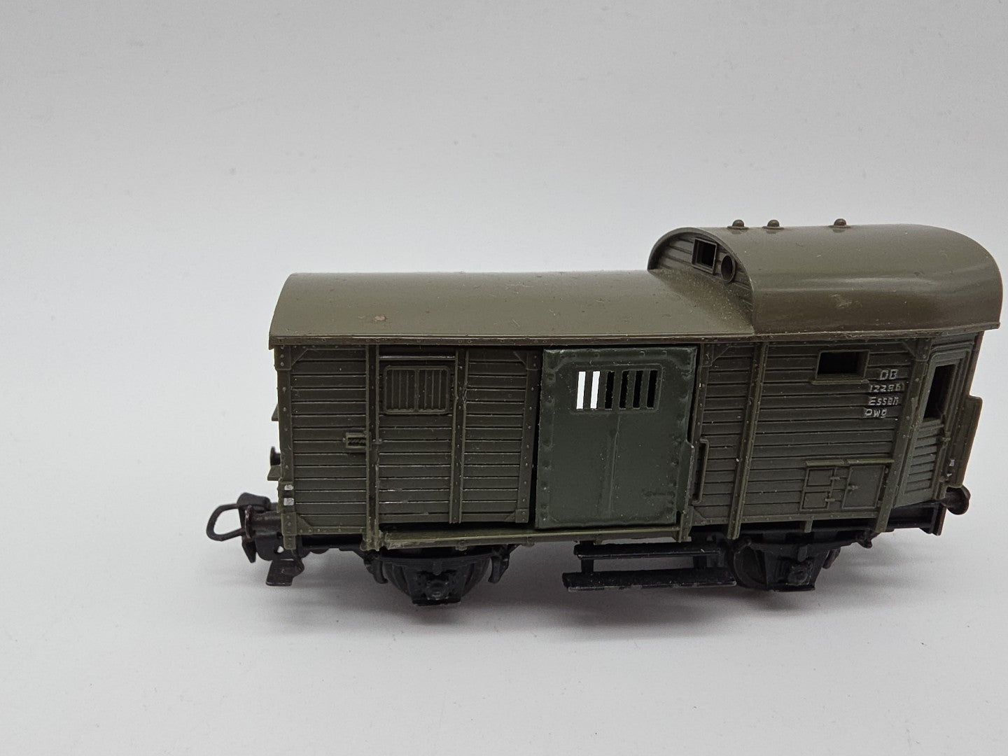  Spur H0 2Achs Packwagen  Modellbahn Zubehör Guter Zustand