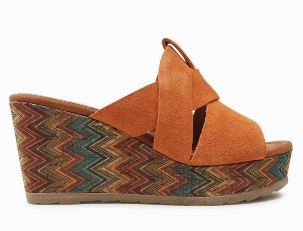 MARCO TOZZI Damen Pantolette Gr. 40 Slipper Sandale Sandalette Keilsandale