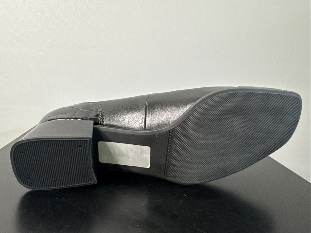 Ara Pumps Gr. 5,5 Schwarz  Leder Absatzschuh