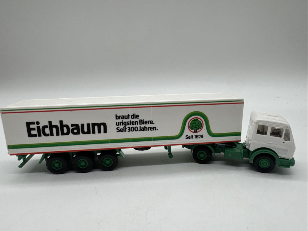 1/87 Wiking MB NG Eichbaum Bier Koffer Sattelzug