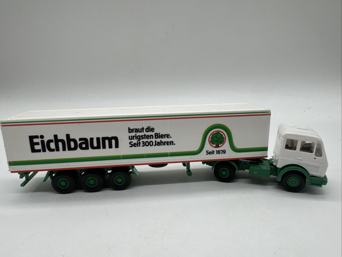1/87 Wiking MB NG Eichbaum Bier Koffer Sattelzug