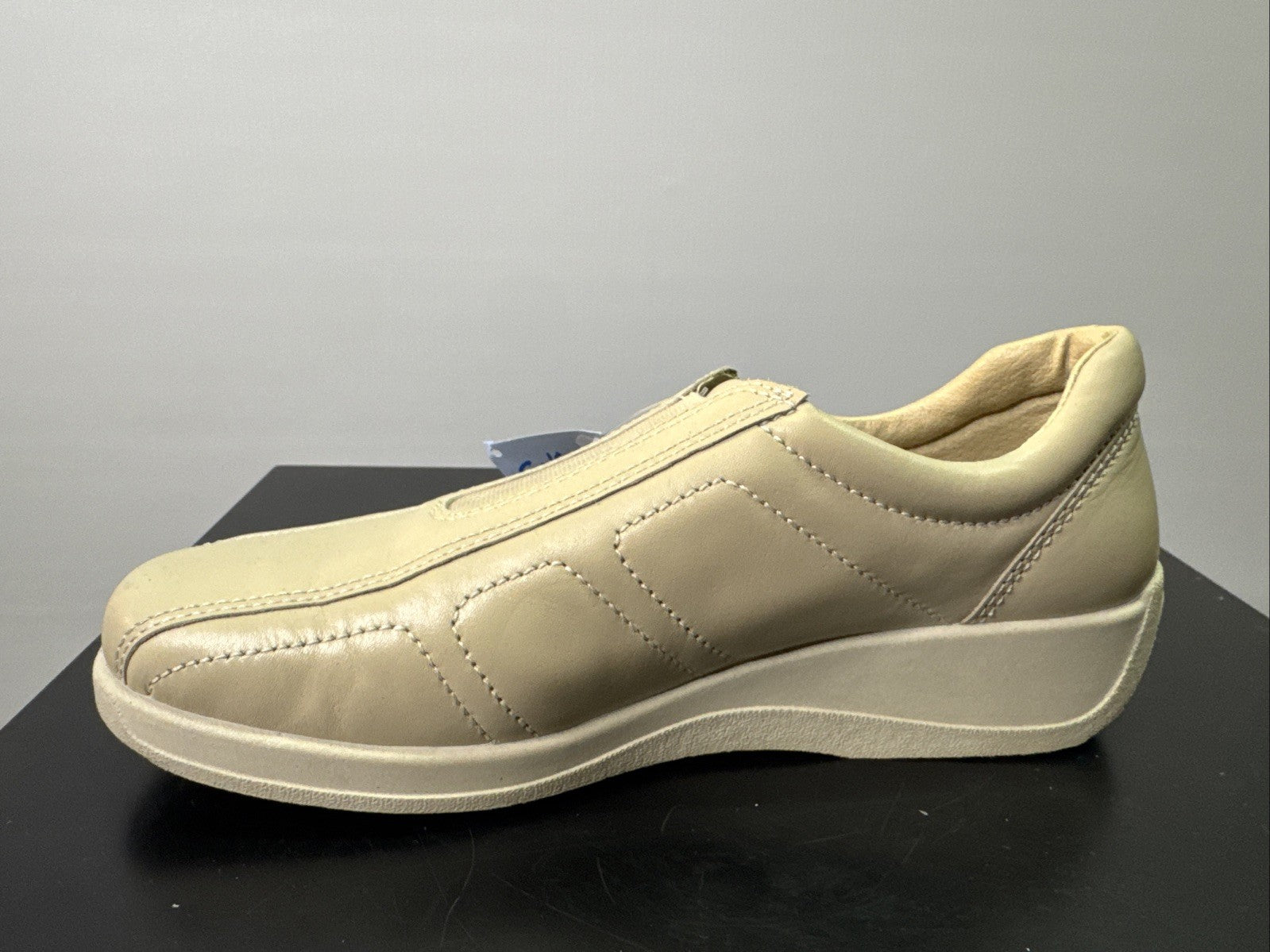 Rohde Damenschuh Gr. 4 Halbschuh Beige Leder 