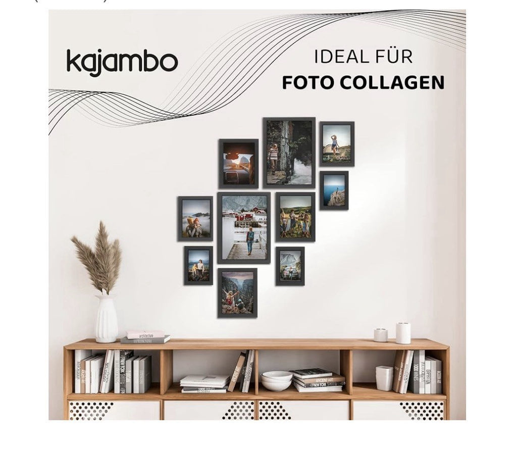 Bilderrahmen 10er Set, Bilderrahmen Set Verschiedene Größen Wand Oder Aufstellen