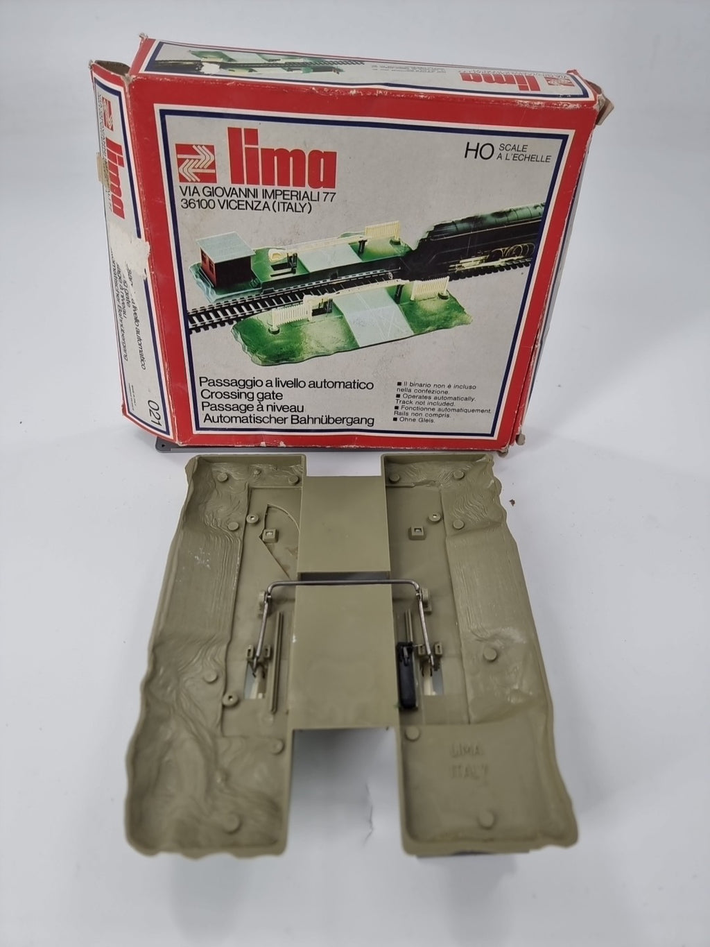 Lima H0 60 0021 Automatischer Bahnübergang OVP 