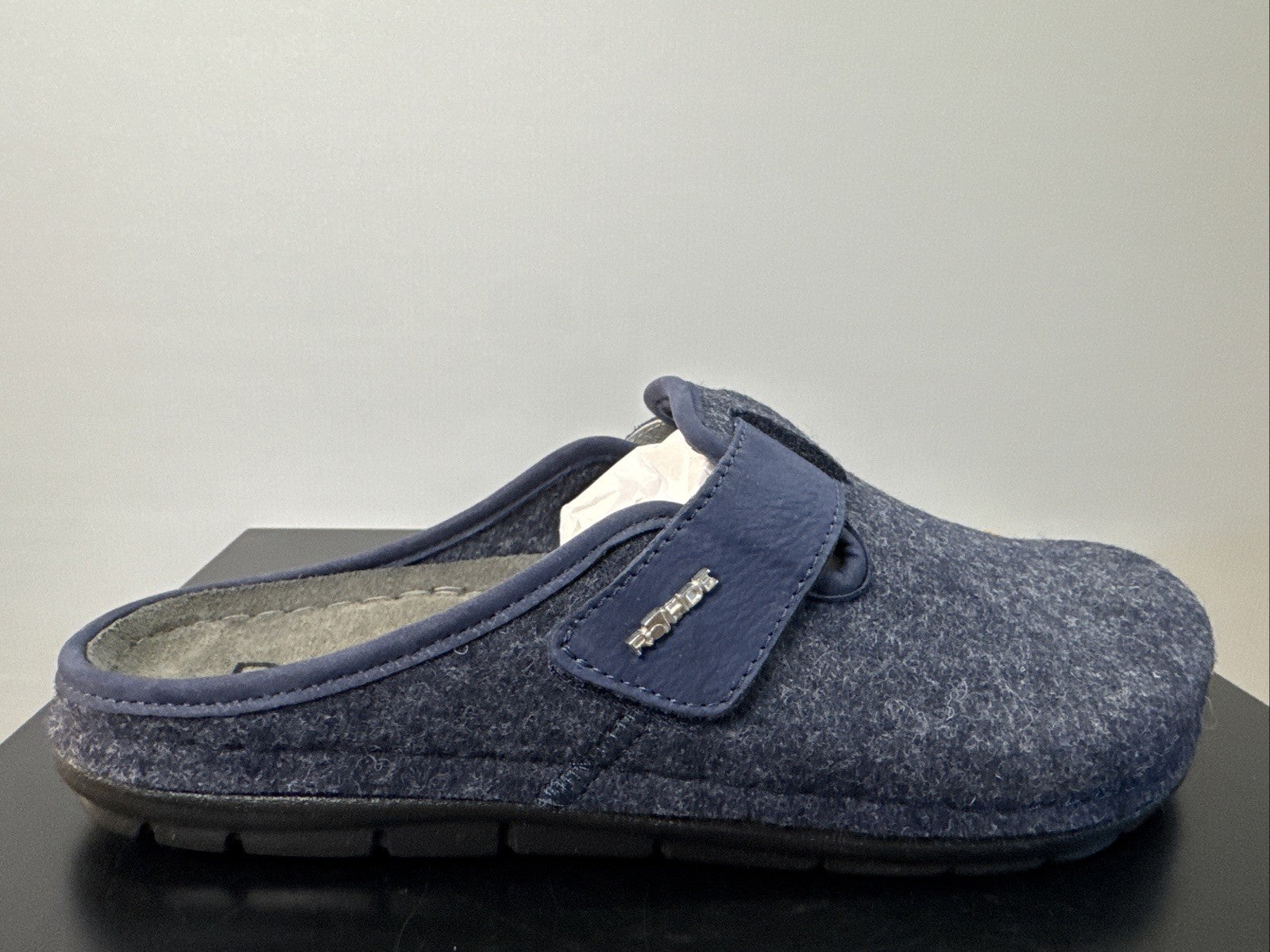 Rohde Herren Filz Pantolette Gr. 41 Ocean Pantoffel Weite G 6741