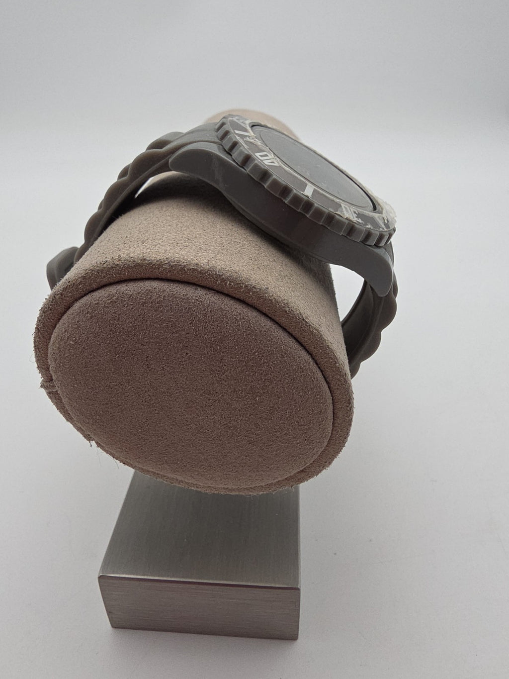 Herren Armbanduhr Quarz – 5 BAR – Silikonarmband grau – sportlich – Taucherstil