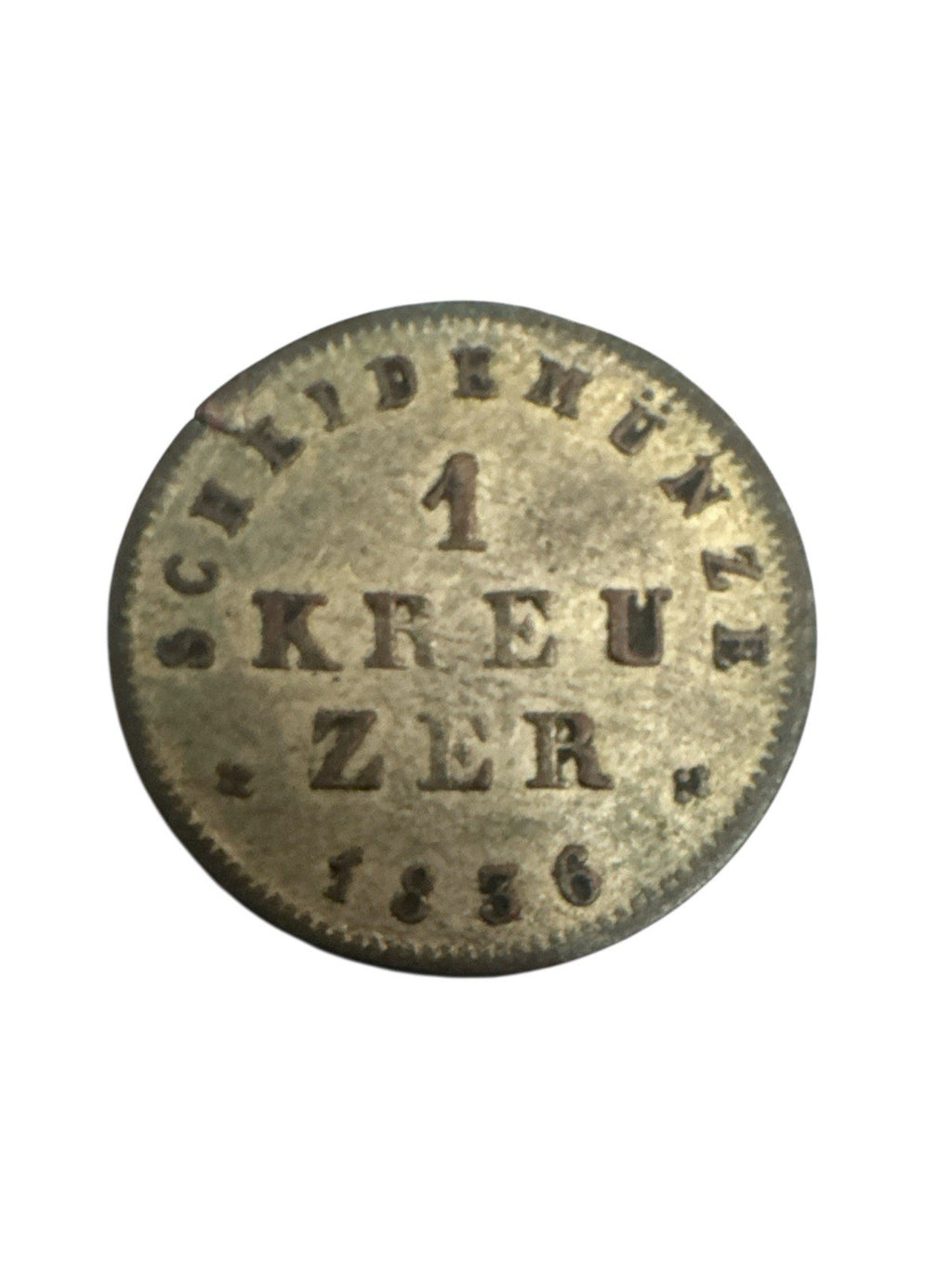 Hessen Darmstadt - Ludwig II. - Münze - 1 Kreuzer 1856- Silber