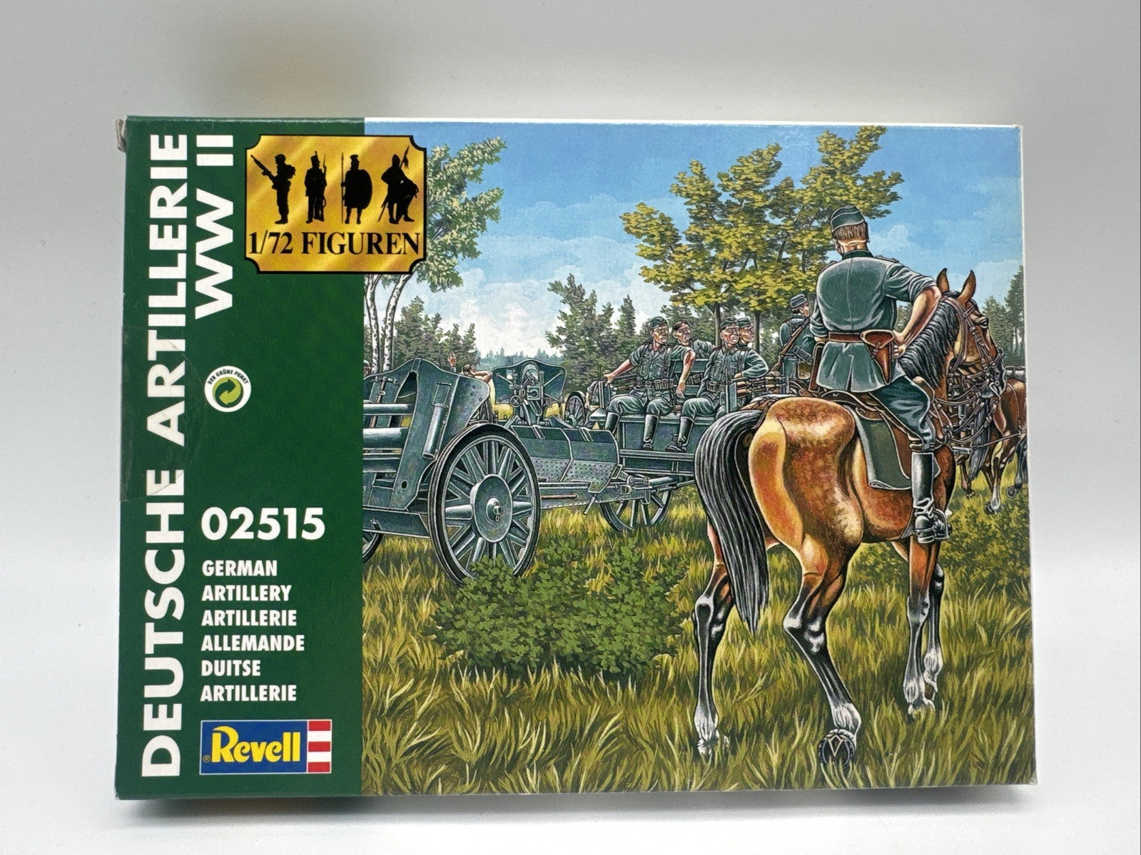 Revell 02515 WKII Deutsche Artillerie Pferdegespann mit Haubitze OVP-Neu