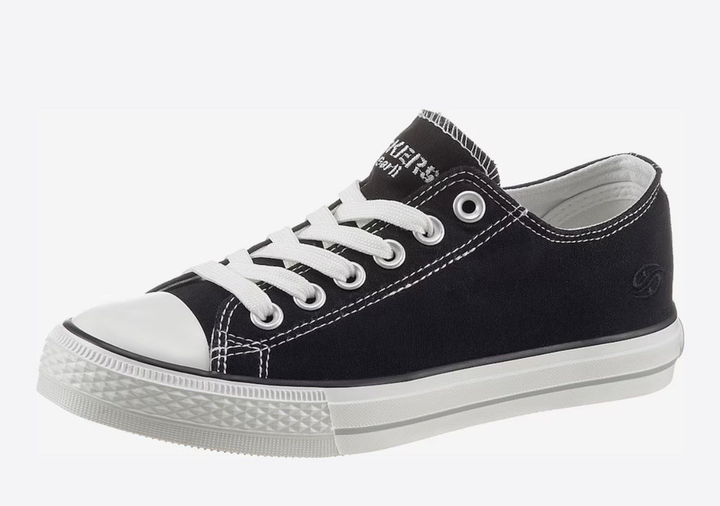 Dockers Damen Canvas Gr.39 Sneaker Halbschuh Schwarz 36UR201-710100