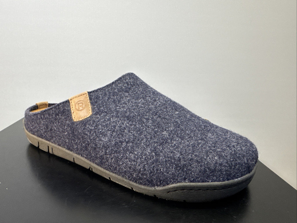 Rohde Herren Filz Pantolette Gr. 42 Navi Pantoffel 6650