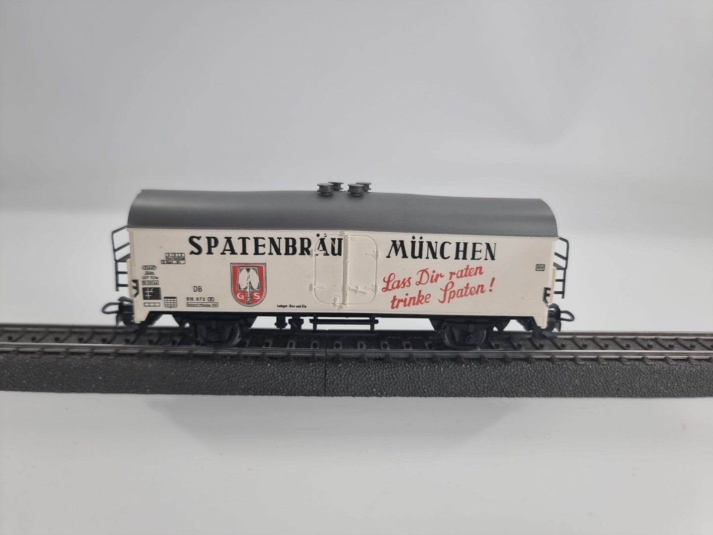 Märklin Bierwagen mit Brh Spatenbräu München weiß DB