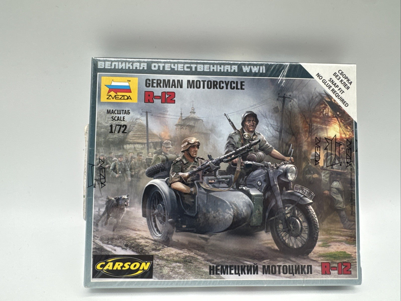 Zvezda 6142 Deutsches Motorrad R-12 - 1:72 OVP