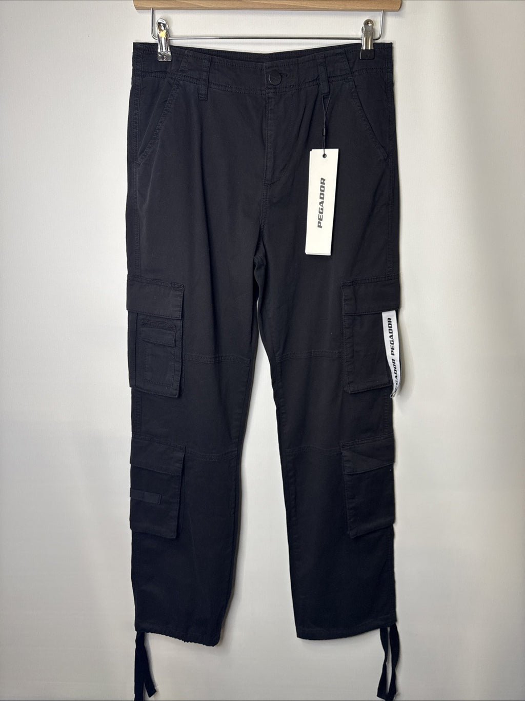 Pegador Tanami Wide Cargo Damen Hose Gr. M Schwarz