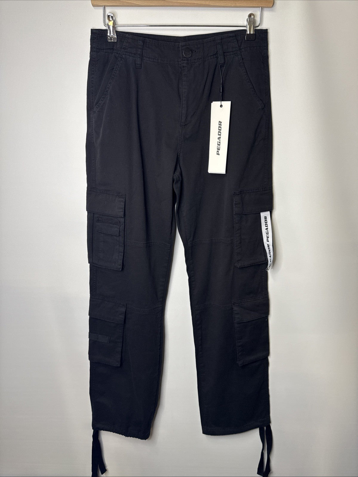 Pegador Tanami Wide Cargo Damen Hose Gr. M Schwarz