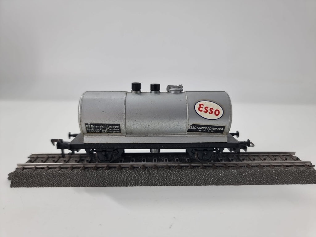 Liliput Gleisreinigungswagen ESSO Kesselwagen BB Österreich 250.251. H0