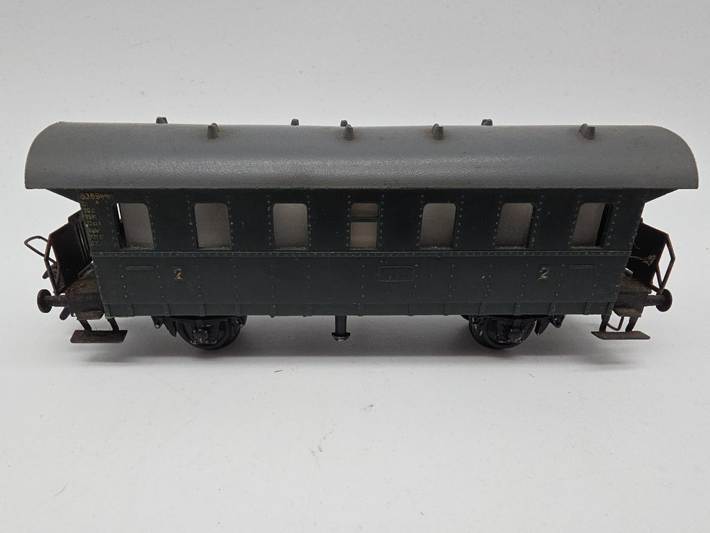 Trix Express H0 6670 Personenwagen Donnerbüchse 2. Klasse 83694 Wt grün