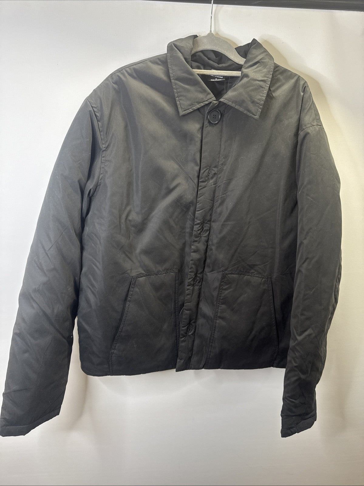 Urban Classic Herrenjacke Gr. S Schwarz Knopf
