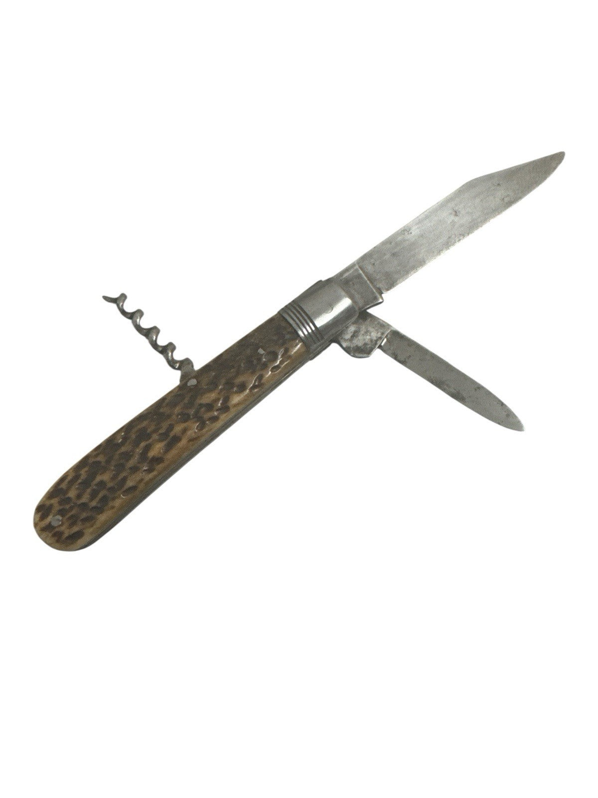 Weidmannsheil Jagdmesser Taschenmesser mit Horngriff Solingen