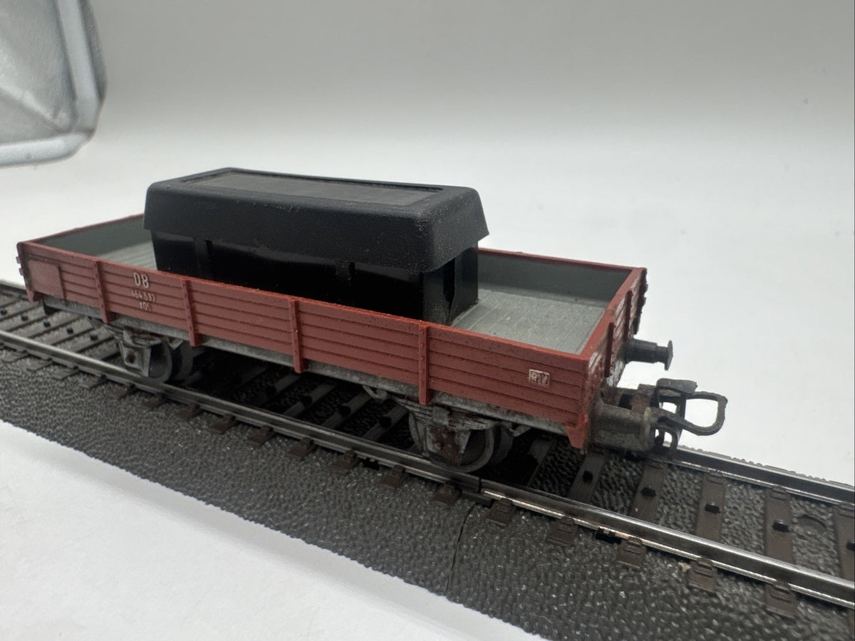 Märklin 4503 H0 Niederbordwagen 464 637 Mit Ladung DB #416