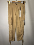 Pegador Damen Jeans Gr. M Tanami Wide Cargo Pants Beige