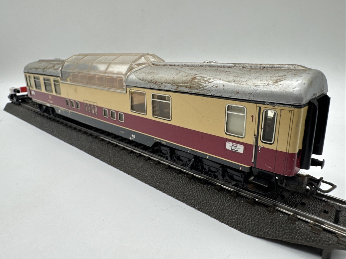 Märklin H0 4090 TEE/IC Aussichtswagen Panorama 61 80 81-80 005-3 Beleuchtet #581