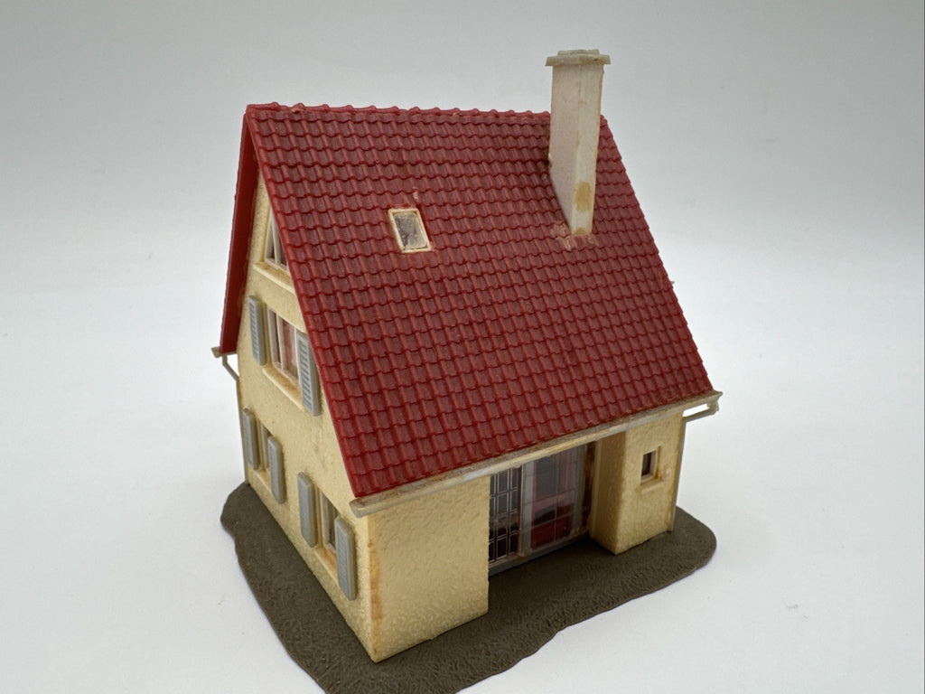 FALLER B-209 H0 EINFAMILIENHAUS MIT TERRASSE fertig gebaut SAMMLER VINTAGE 
