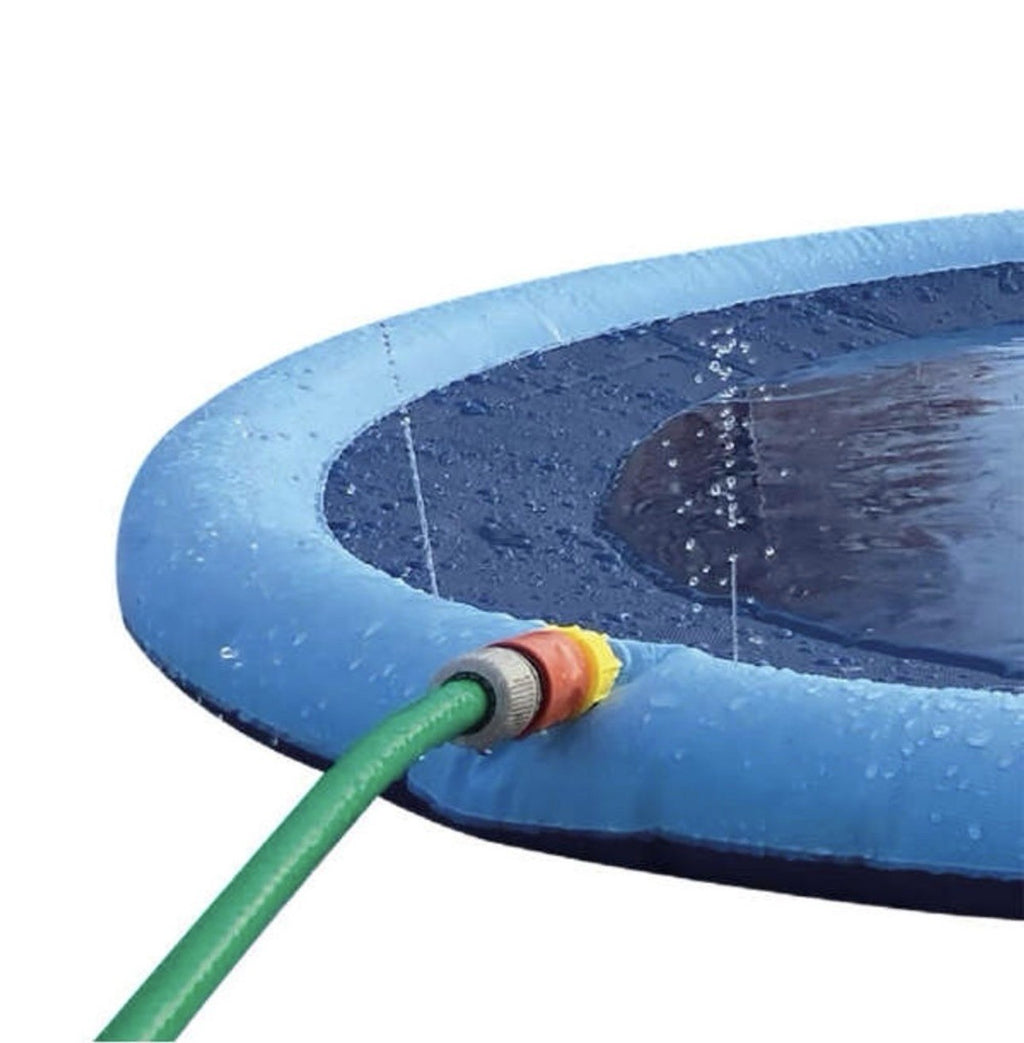 Planschbecken Splash Pad für Kinder Hunde Outdoor Garten Sommer Sprinklermatte