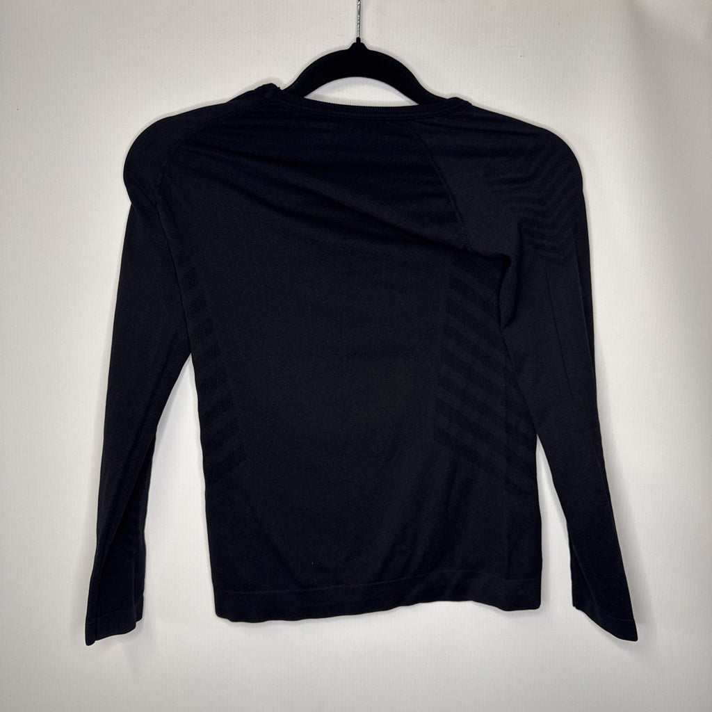 Erima Longsleeve Kinder 2XS Schwarz Langarm Stretch
