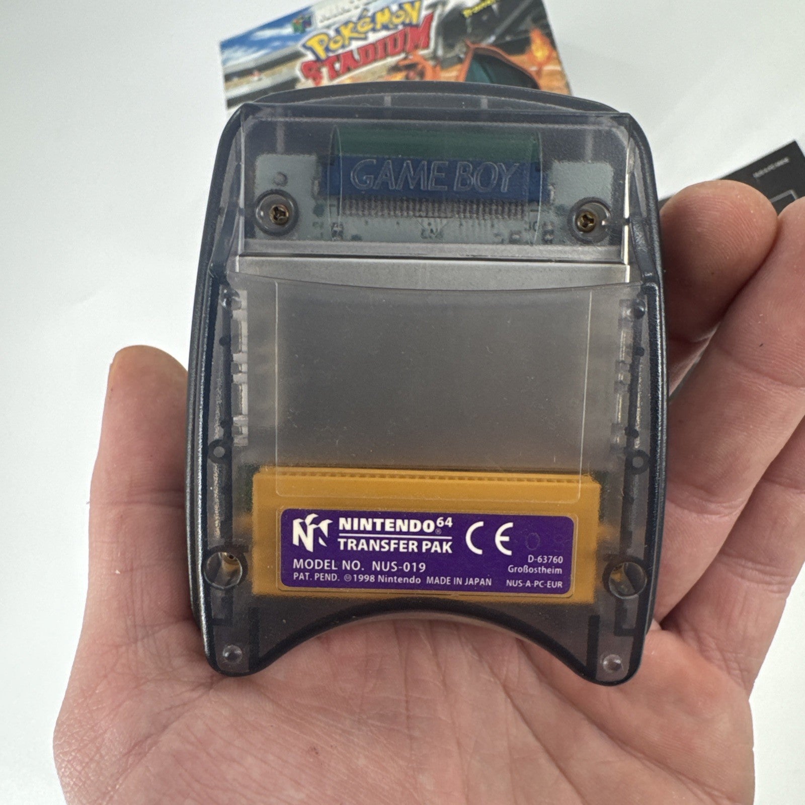 Pokémon Stadium (N64)  OVP  Anleitung Inlay Transfer Pak Nintendo 64