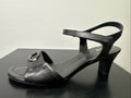 Jana Sandalette  Gr. 5,5 Leder Schwarz Damen Absatzschuh