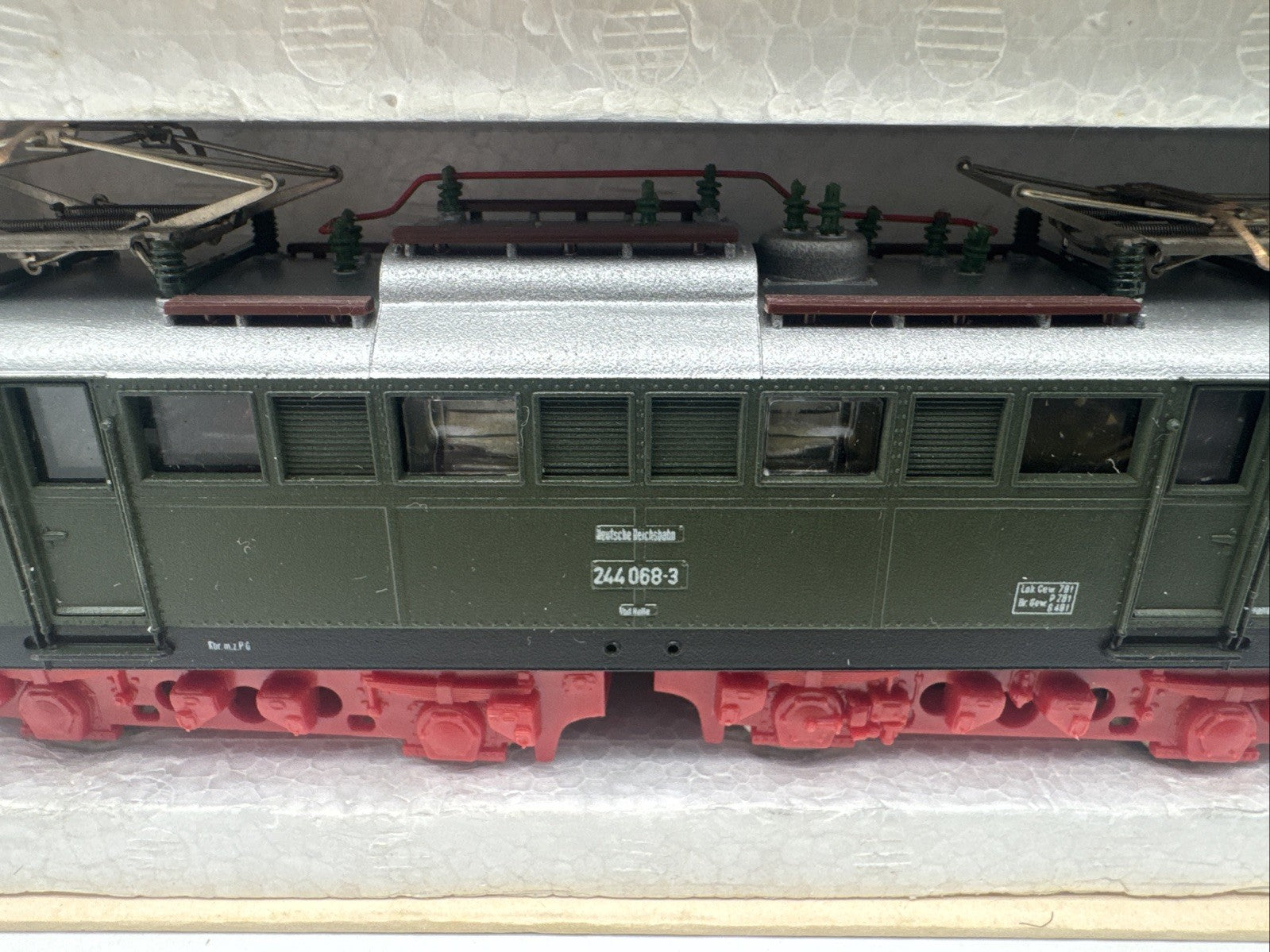 Piko HO E-Lok E44 087 Deutshe Bundesbahn -Geprüft- OVP + Papiere Top Zustand