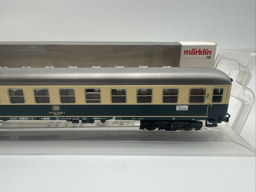 Märklin - 4112 - H0 - Reisezugwagen DB 2. Klasse - Personenwagen - OVP Top