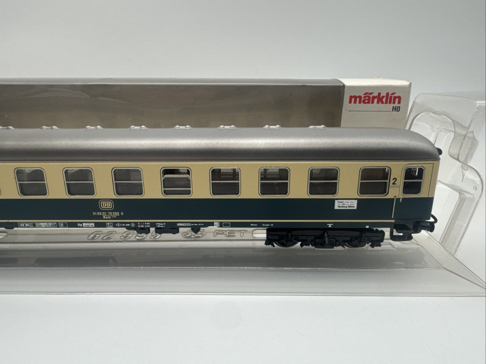 Märklin - 4112 - H0 - Reisezugwagen DB 2. Klasse - Personenwagen - OVP Top