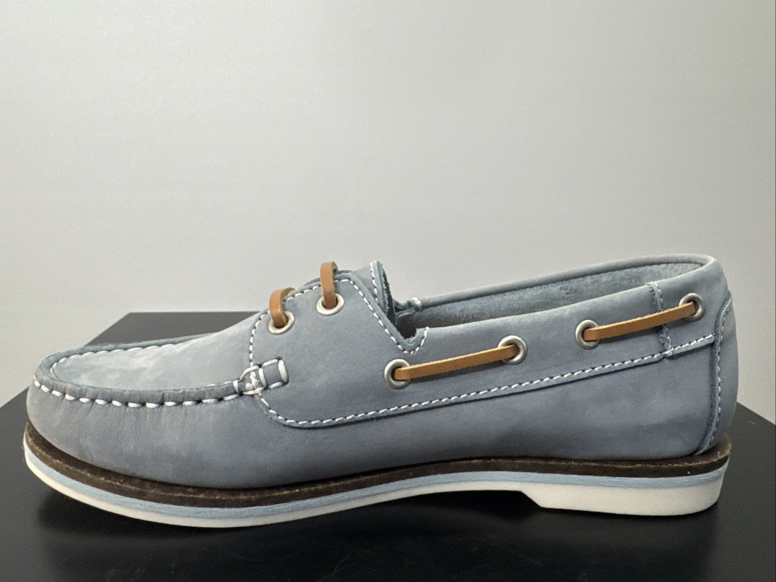 Sioux Damenschuhe Gr. 36 Nakimba-700 Mokassin Velour/Nubuk Schnürschuhe
