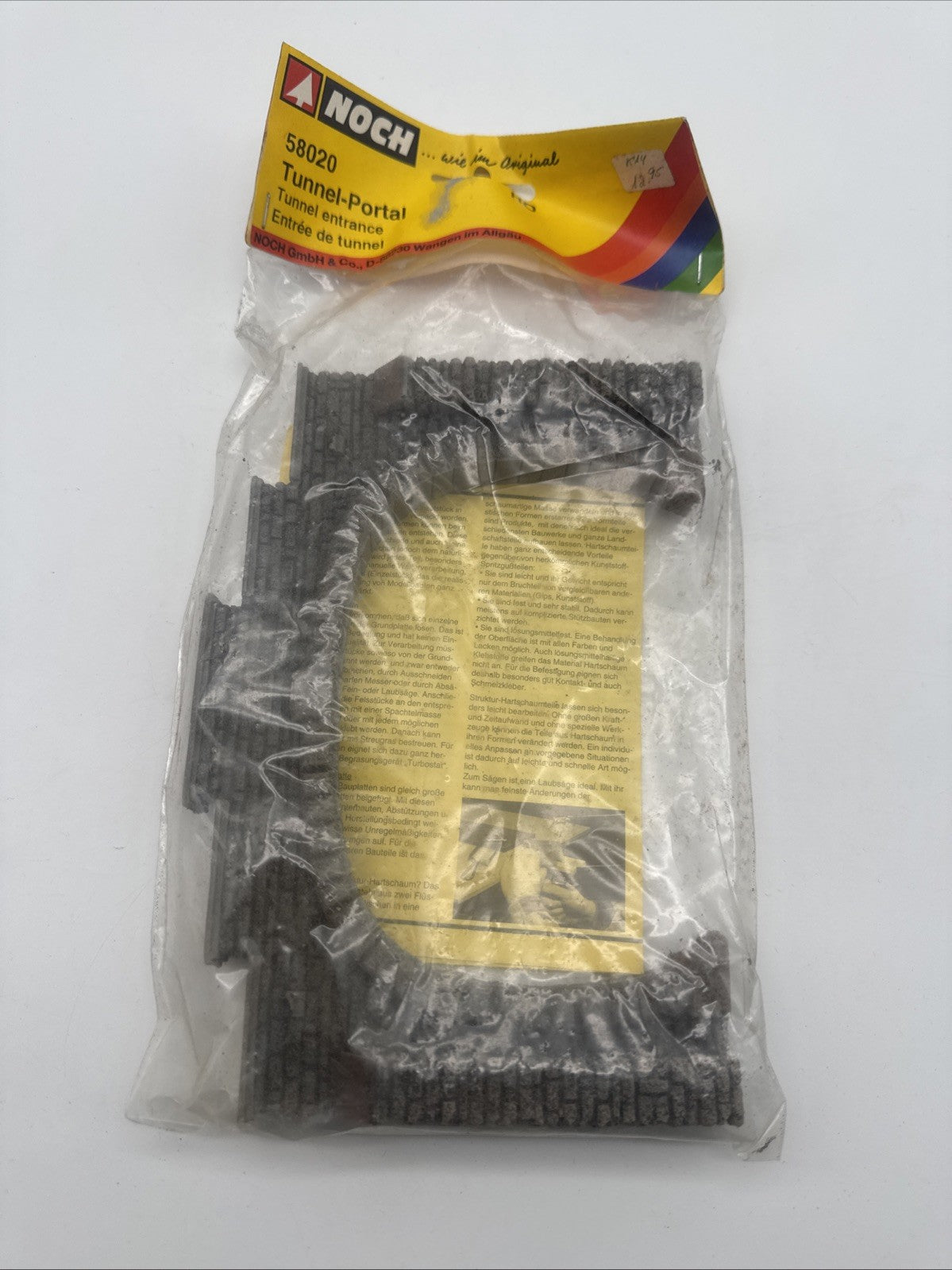 Noch Spur H0 58020 Tunnelportal 2-gleisig 18,5x12,5 cm in OVP