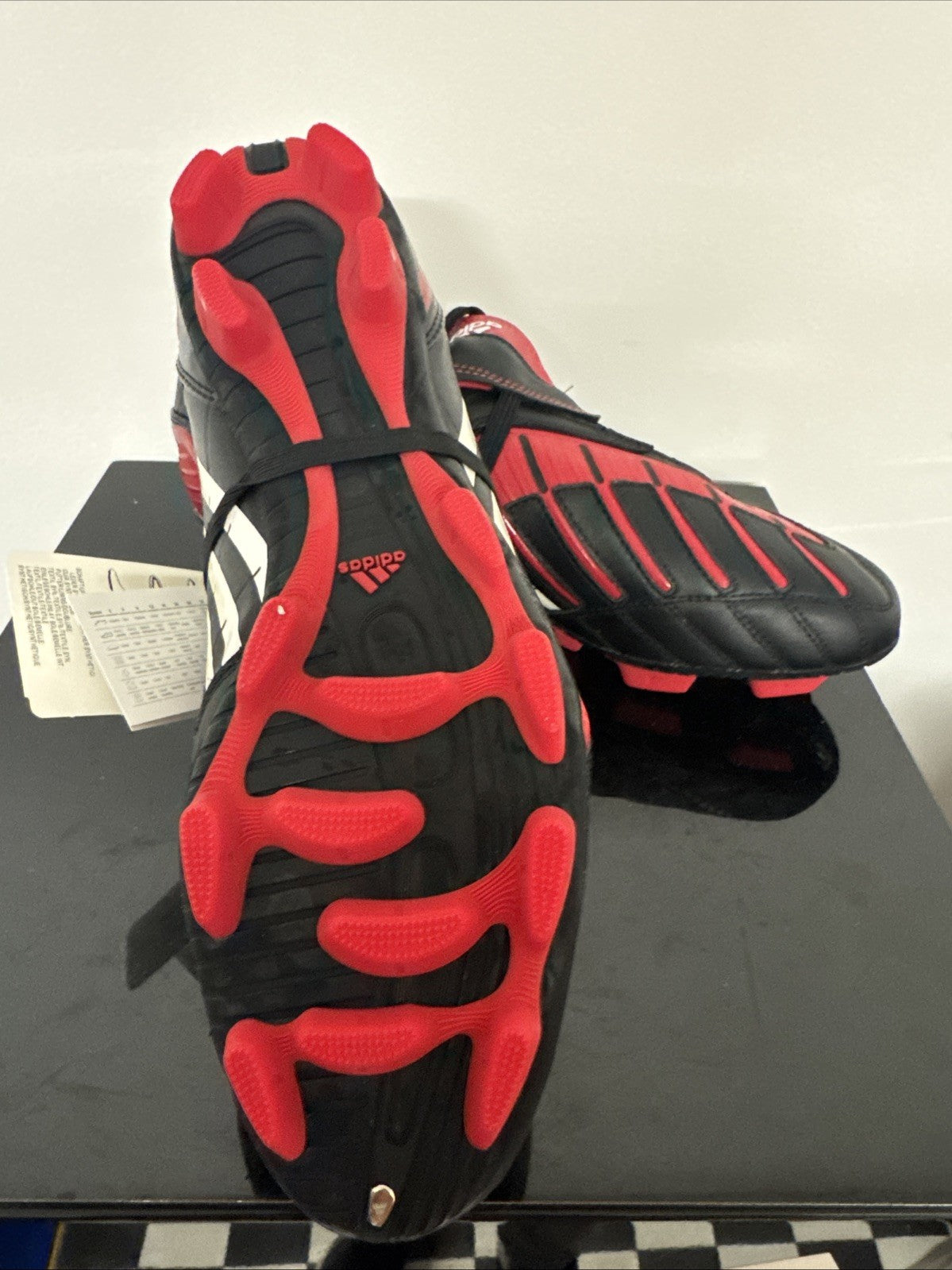 Vintage adidas PREDATOR ABSOLADO PS TRX HG Fußballschuh 2007 Eur 47 1/3 UK12