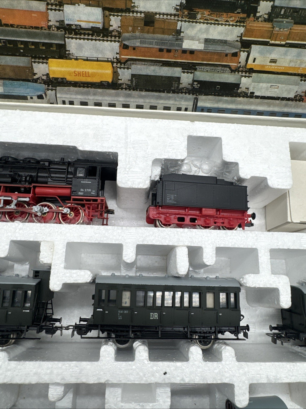 Piko  DDR /0755/000 - Zugset BR56 2719 + 5 Güterwagen - HO - OVP