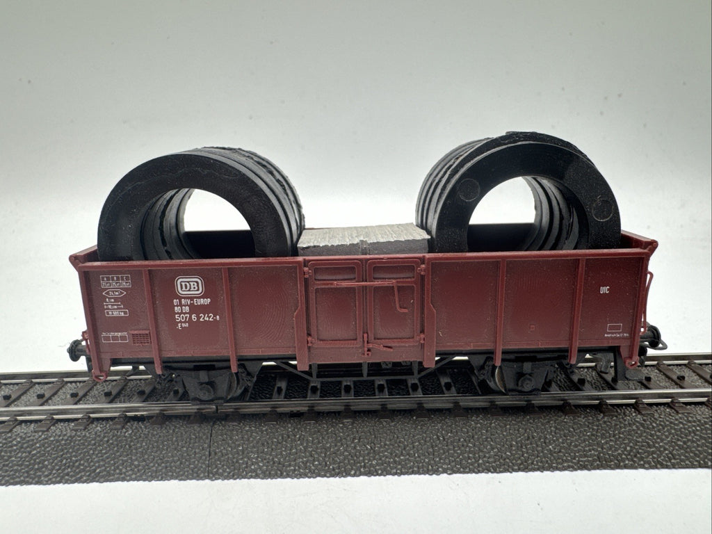 Märklin H0 4465 Hochboardwagen 507 6 242-8 DB - H0 HO Beladen #269