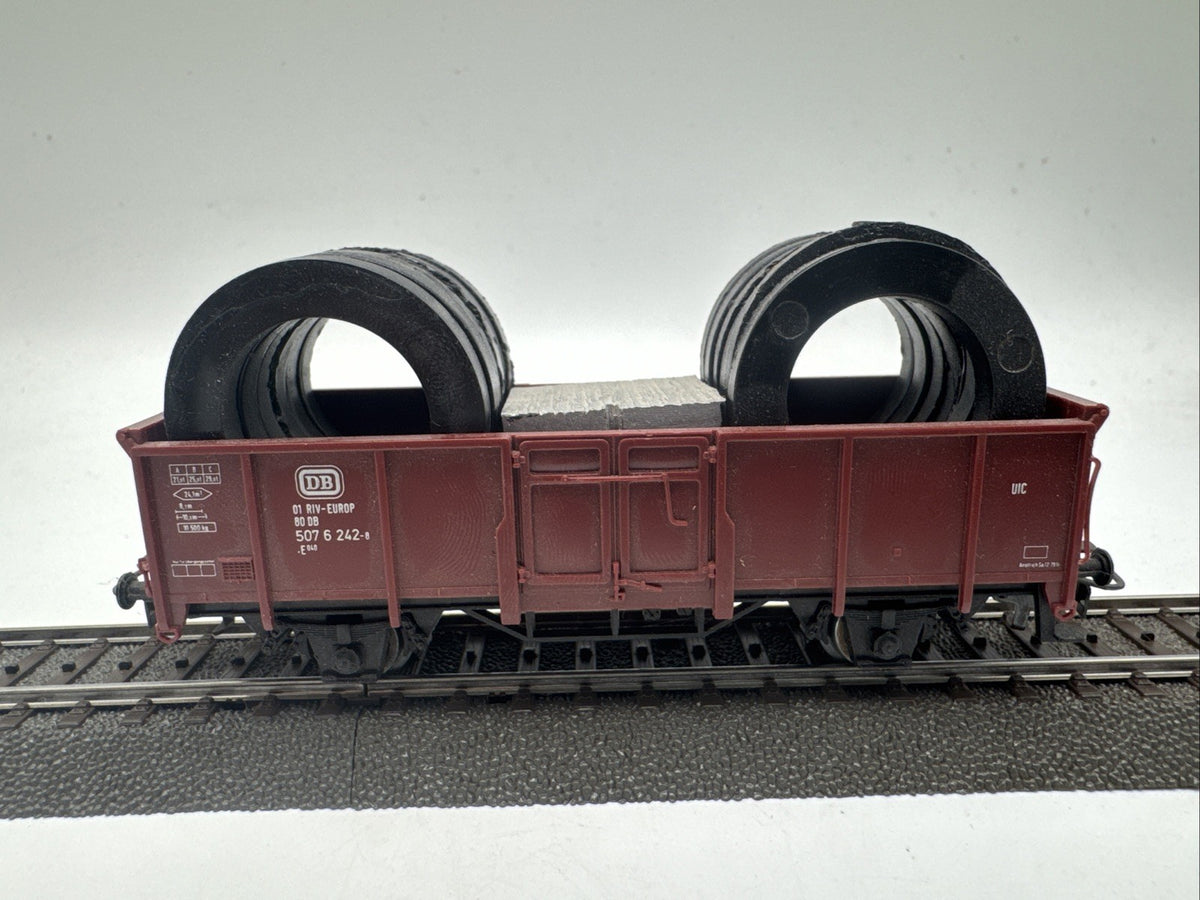 Märklin H0 4465 Hochboardwagen 507 6 242-8 DB - H0 HO Beladen #269
